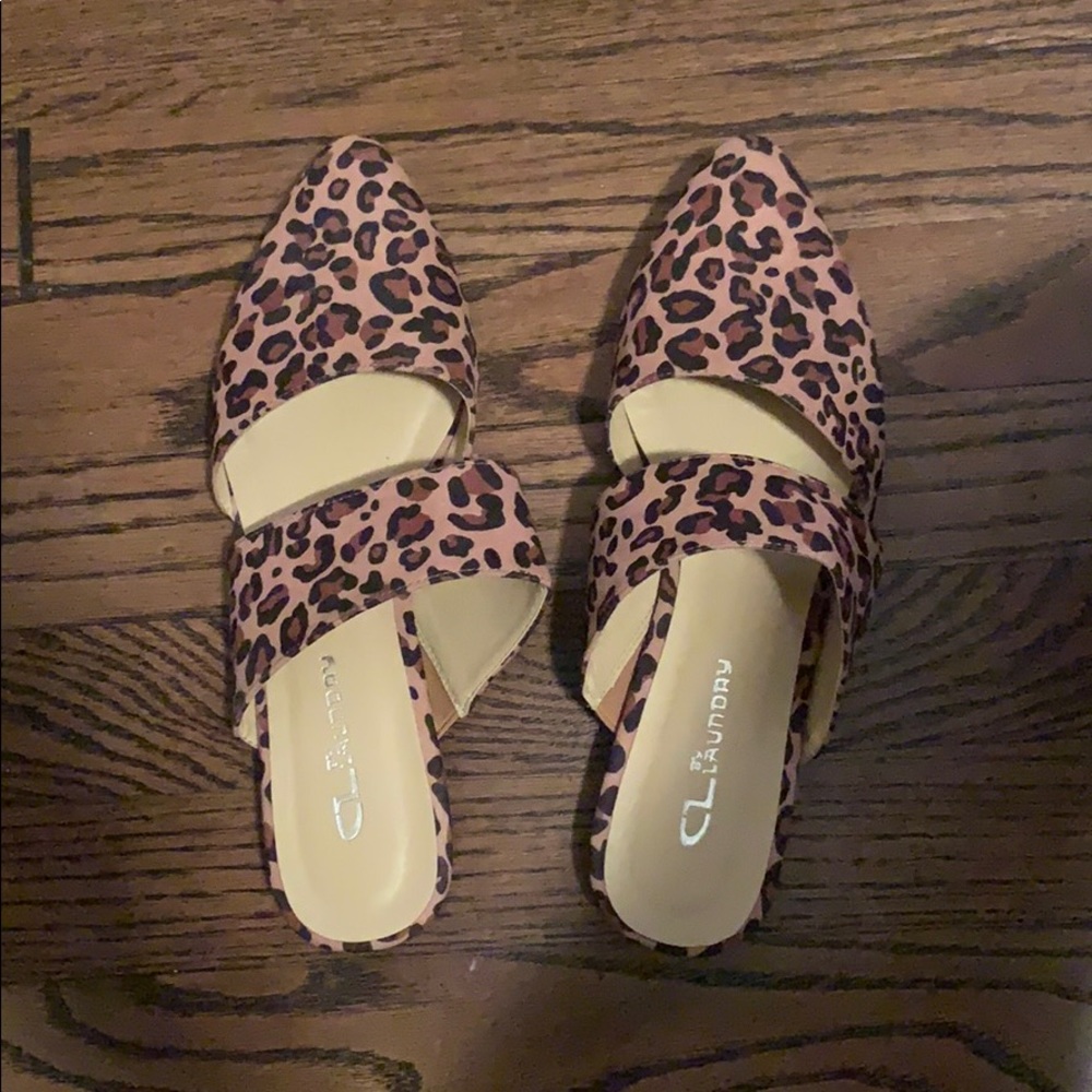 CL by laundry animal print mules